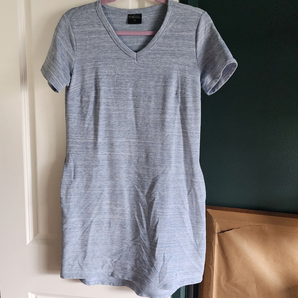 32 Degrees light blue comfy dress